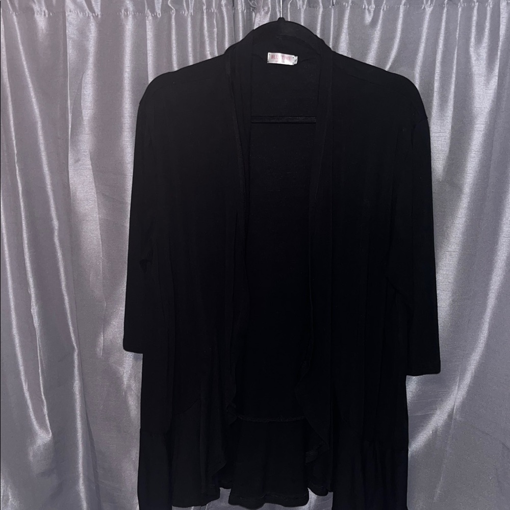 Elegant Black Women's Cardigan